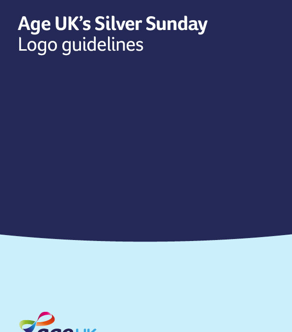 Age UK’s Silver Sunday 2025 Logo guidelines